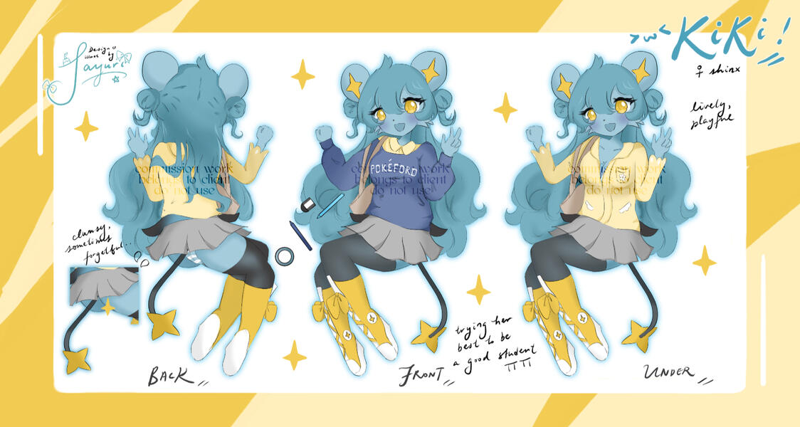 Character Design Commission 依頼作品（キャラクターデザイン）